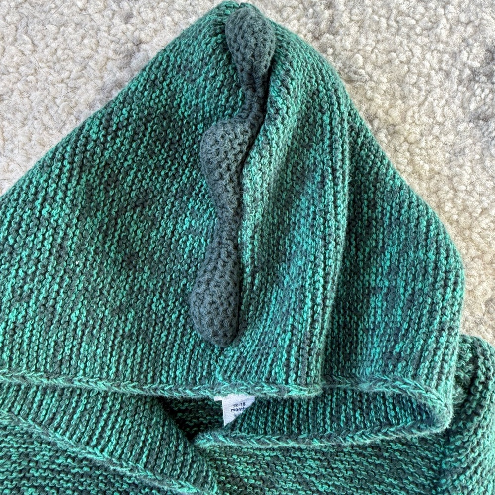 Baby GAP Forest Green Toddler Knit Sweater Size 12 - 18 Months - Picture 4 of 7